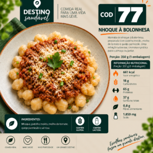 Cod 77-NHOQUE À BOLONHESA