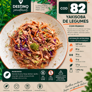 Cod 82-Yakisoba de Frango com Legumes