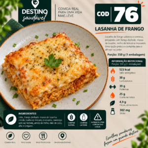 Cod 76-Lasanha de Frango