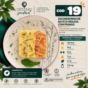 Cod 19-Escondidinho de Batata Inglesa com Frango
