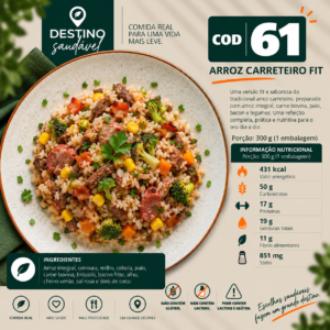 Cod 61-Arroz Carreteiro Fit