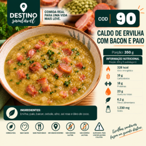 Cod 90-Caldo de Ervilha com Paio