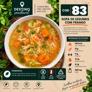Cod 83-Sopa de Legumes com Frango