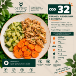 Cod 32-Filé de Frango, Abobrinha e Cenoura
