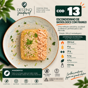 Cod 13-Escondidinho de Batata Doce com Frango