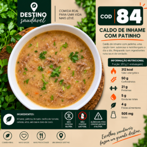 Cod 84-Caldo de Inhame com Patinho