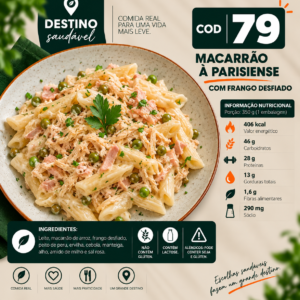 Cod 79-Macarrão à Parisiense